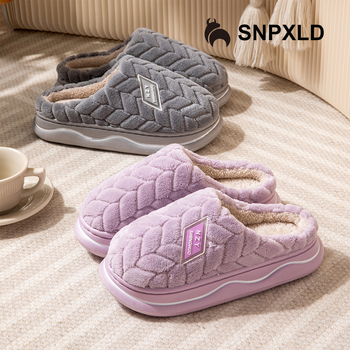 Winter Home Slippers for Women - Winter Clothing Material ulasan dan harga