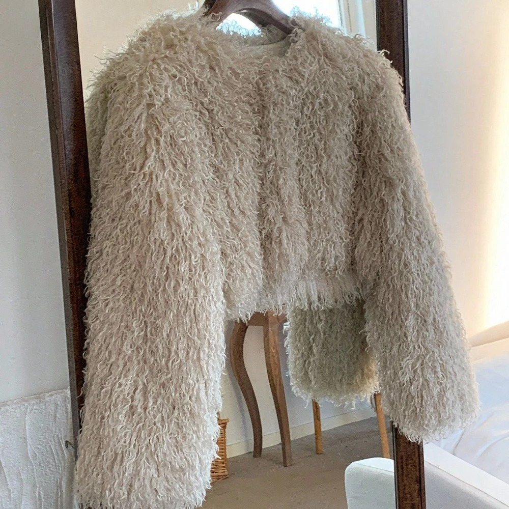 Fur Coat Eco-friendly Faux Fur - Winter Clothing Manufacturers ulasan dan harga