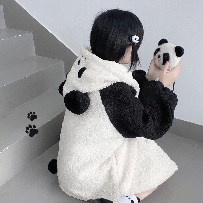 2025 Autumn Winter New Lamb Wo - Fleece Hoodie Lined ulasan dan harga