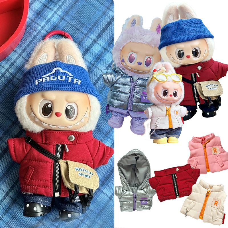 For 15 17cm Labubu Doll Winter - Winter Clothing Items ulasan dan harga