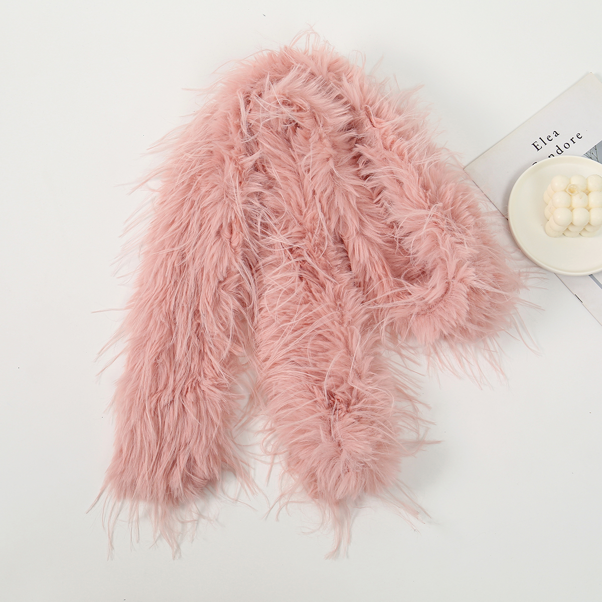 Women Faux Rabbit Fur Long Sca - Winter Clothing Design ulasan dan harga