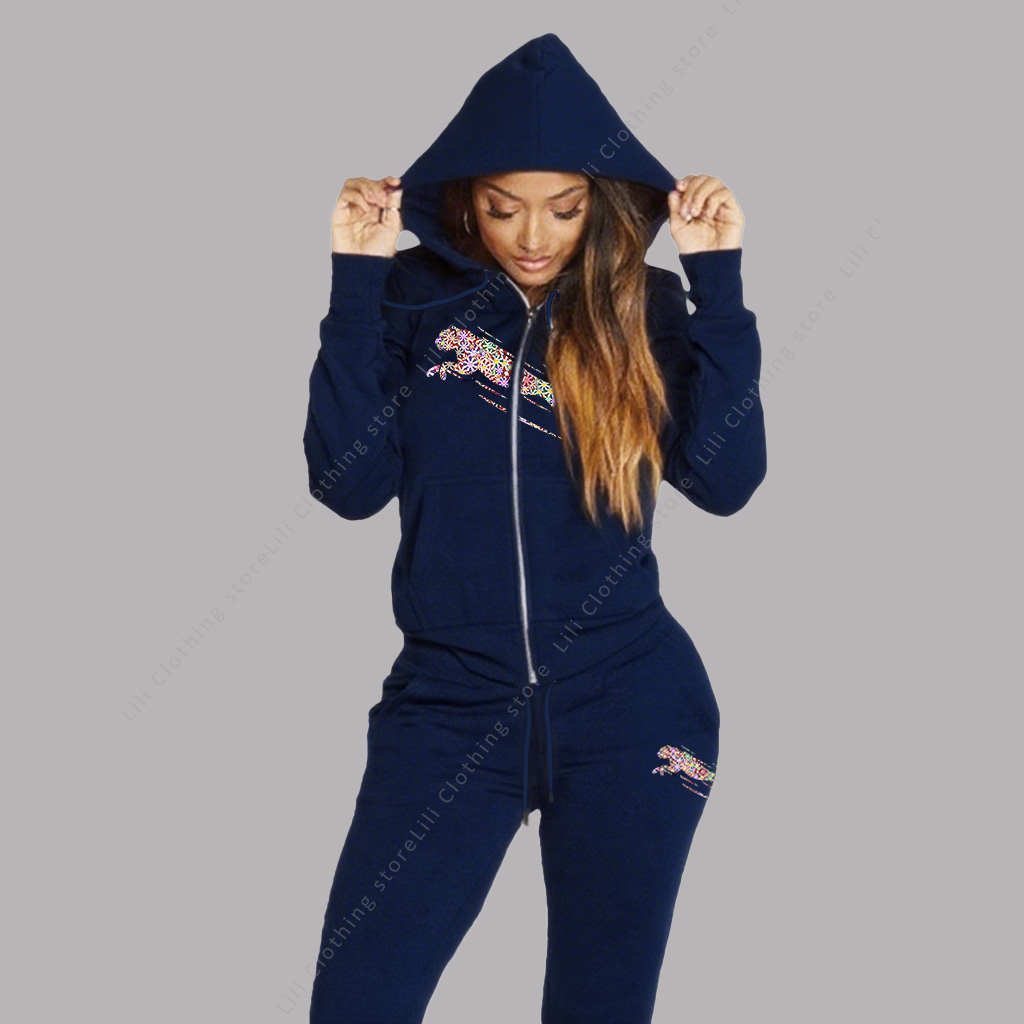 Women's Track Suit Aesthetic H - Fleece Hoodie Lined ulasan dan harga